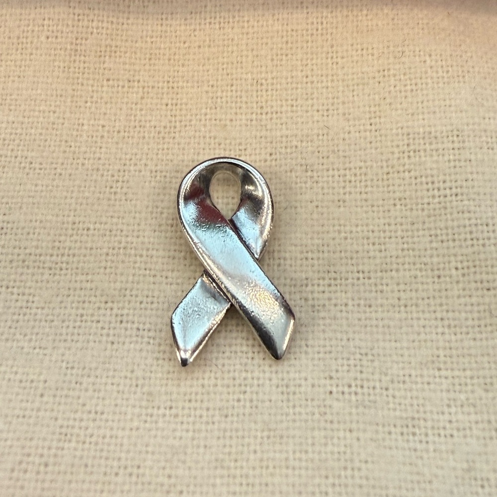 James Avery Retired Sterling Silver Awareness Ribbon Charm